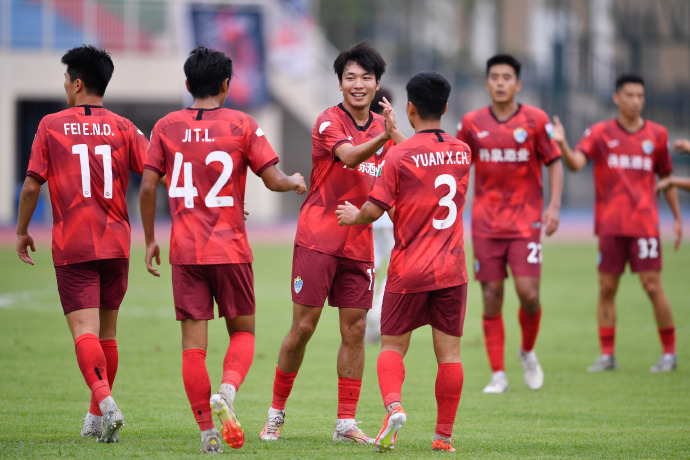 🤙中乙杀手！申花租借至广西恒宸的小将费尔南多上演五子登科